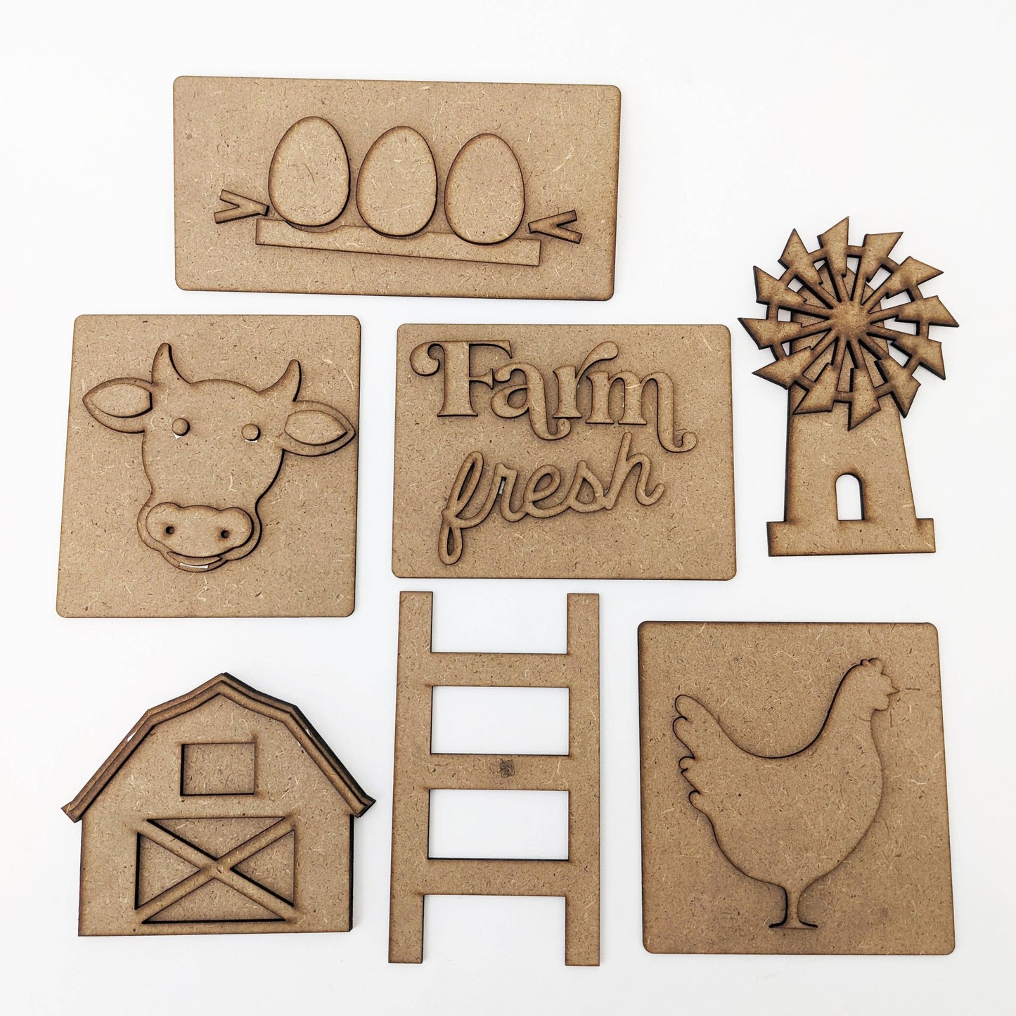 Tiered Tray Set - Farm Fresh DIY wood craft