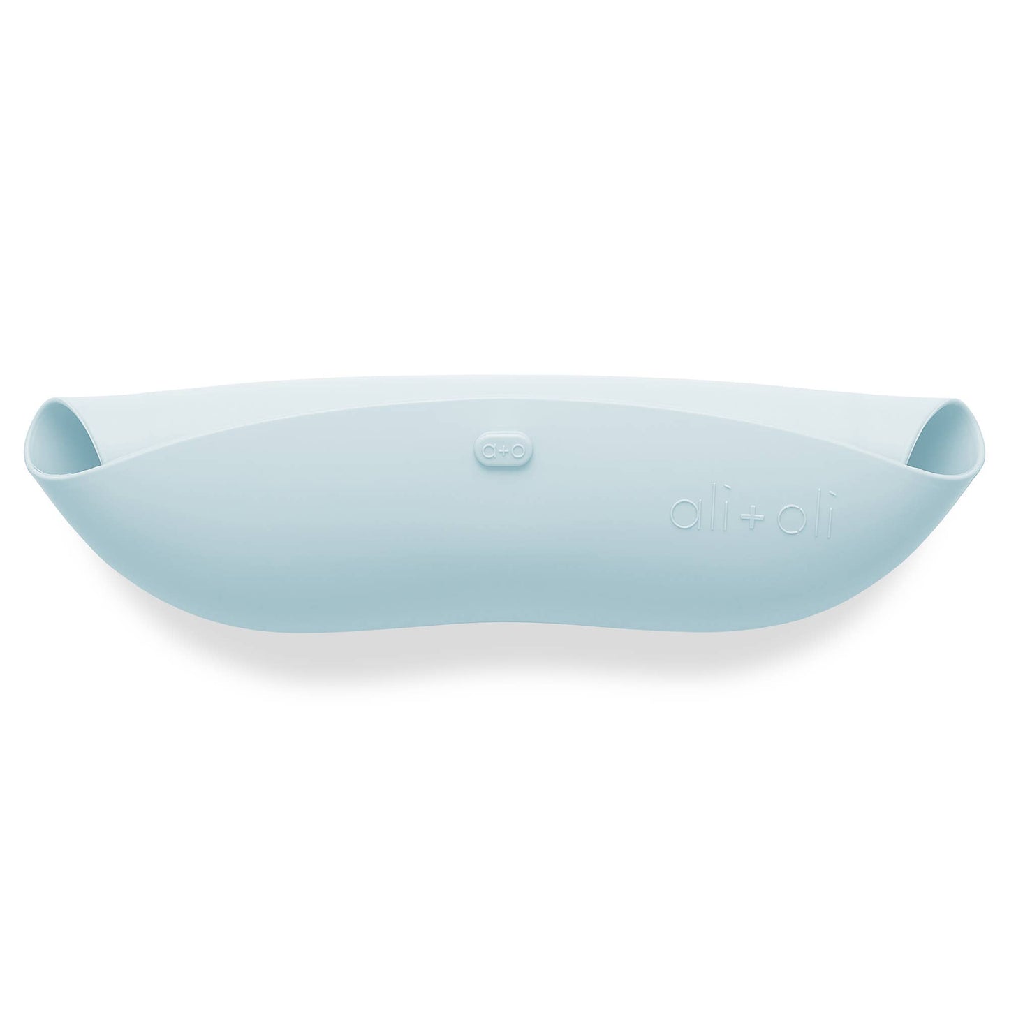 Ali+Oli - Silicone Baby Bib Roll Up & Stay Closed - (Sky)
