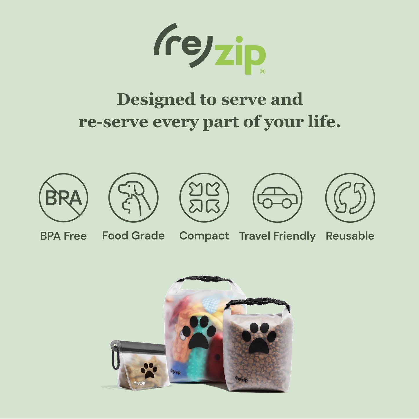 Take Me Too Pet Bag w/ Carabiner