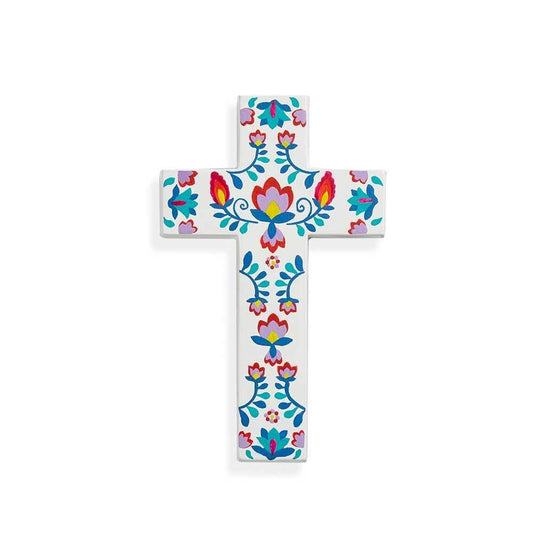 SERRV International - Botanica Clay Easter Wall Cross