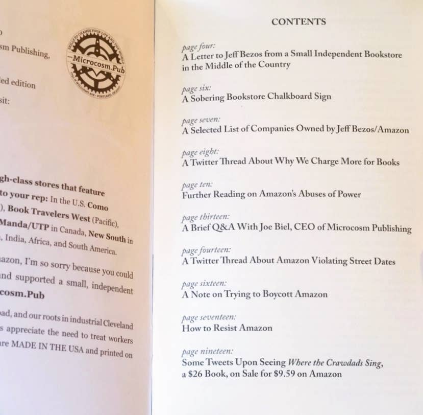 Microcosm Publishing & Distribution - How to Resist Amazon and Why (Zine)
