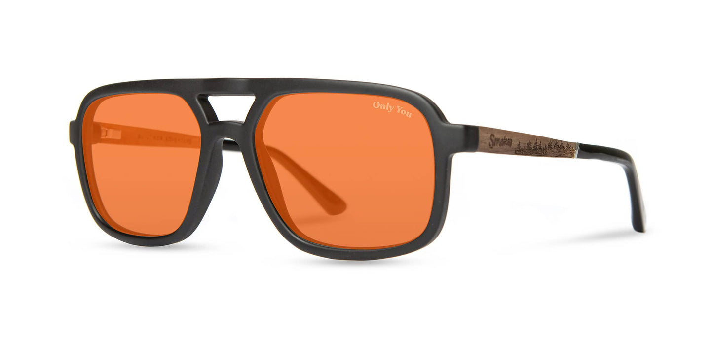 CAMP Eyewear - Smokey Bear x CAMP Glacier Sunglasses - Matte Black