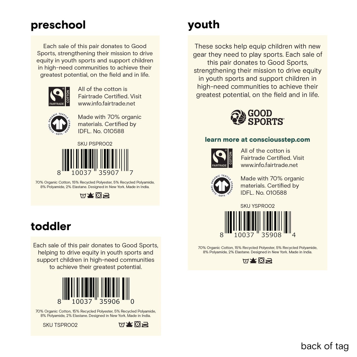 Conscious Step - Kids Socks that Support Youth Sports | Green Soccer Balls