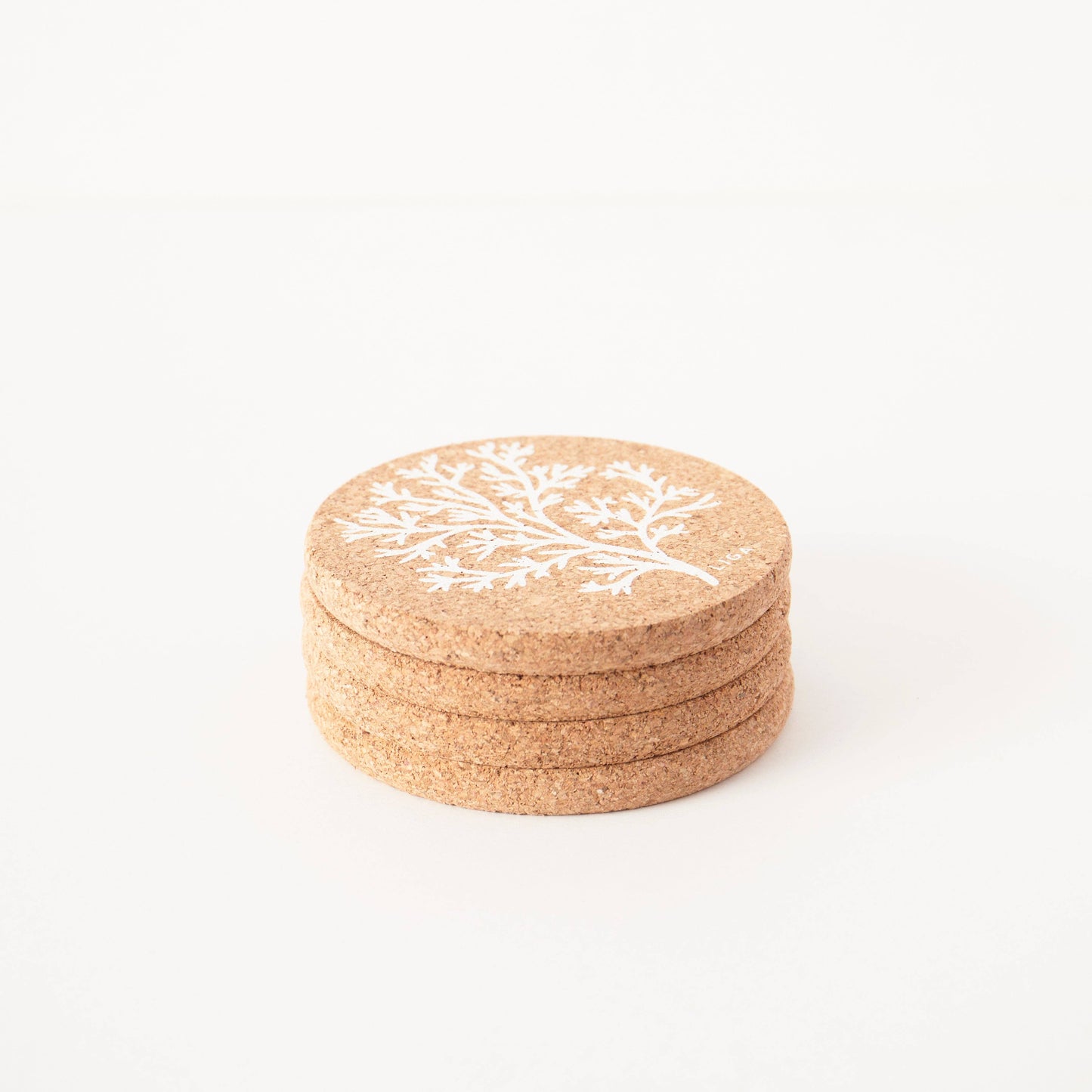 Cork Coaster | Coral