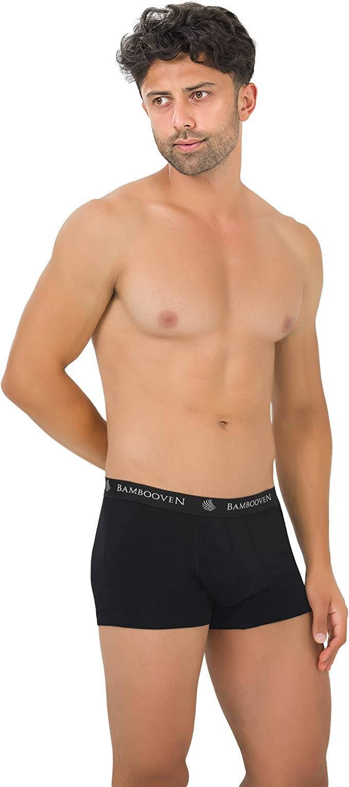 Bambooven - Men’s Bamboo Trunks with Pouch 4-Pack