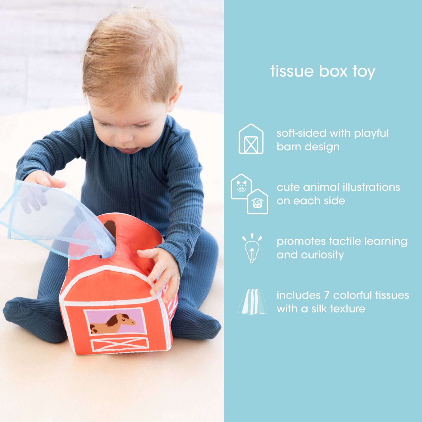 Pearhead - 6-12 Months Learning Kit, Montessori Developmental Toys
