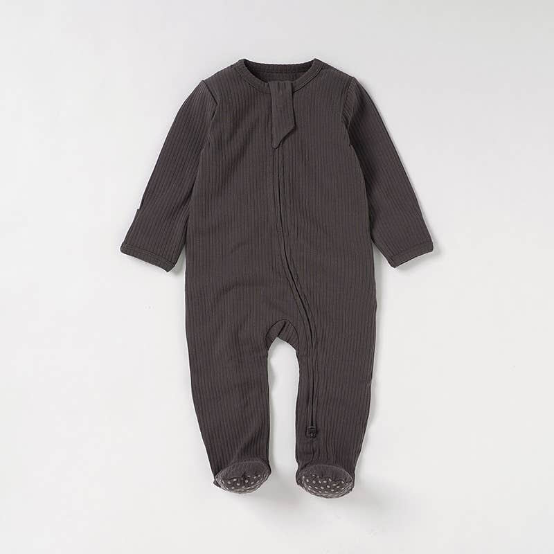 Boho + Babe - Organic Cotton Ribbed Baby Footies