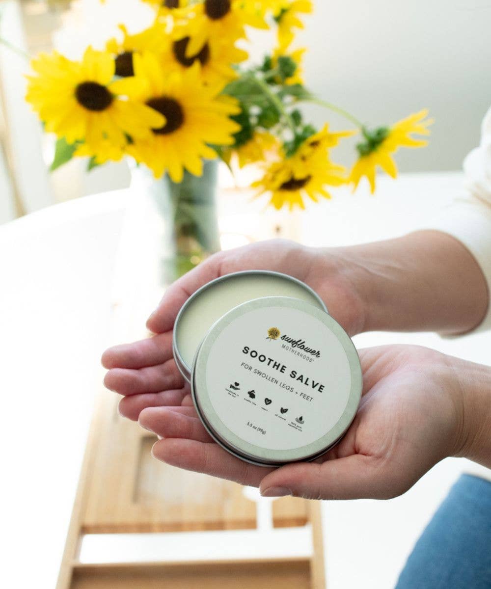 Sunflower Motherhood - Soothe Salve for Swollen Legs + Feet For Pregnant Moms