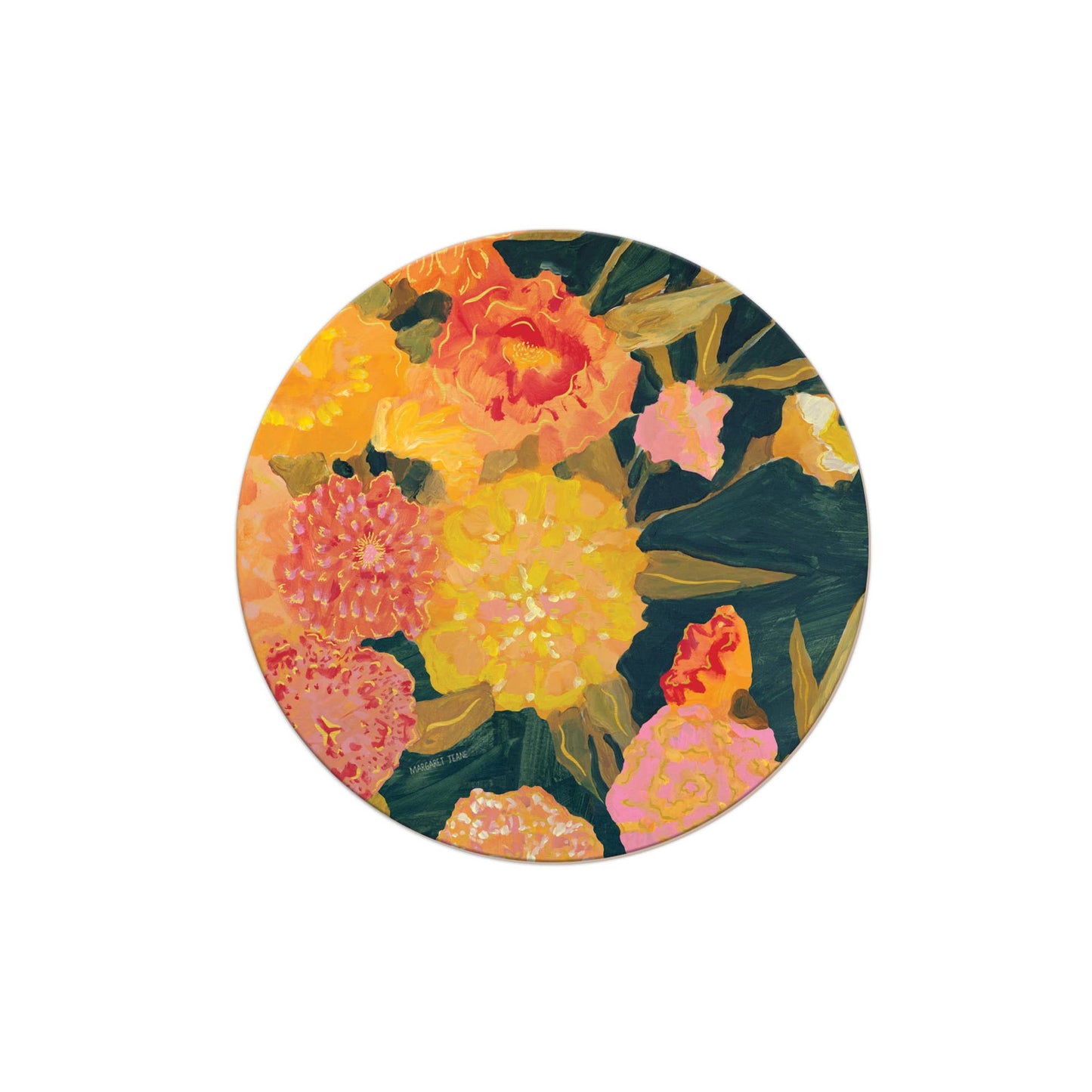 Marigolds Seedlings Coaster