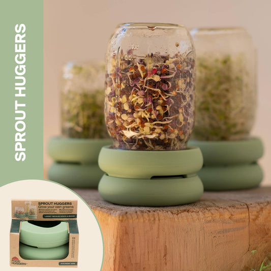 Food Huggers - Reusable Silicone Sprouting Lids