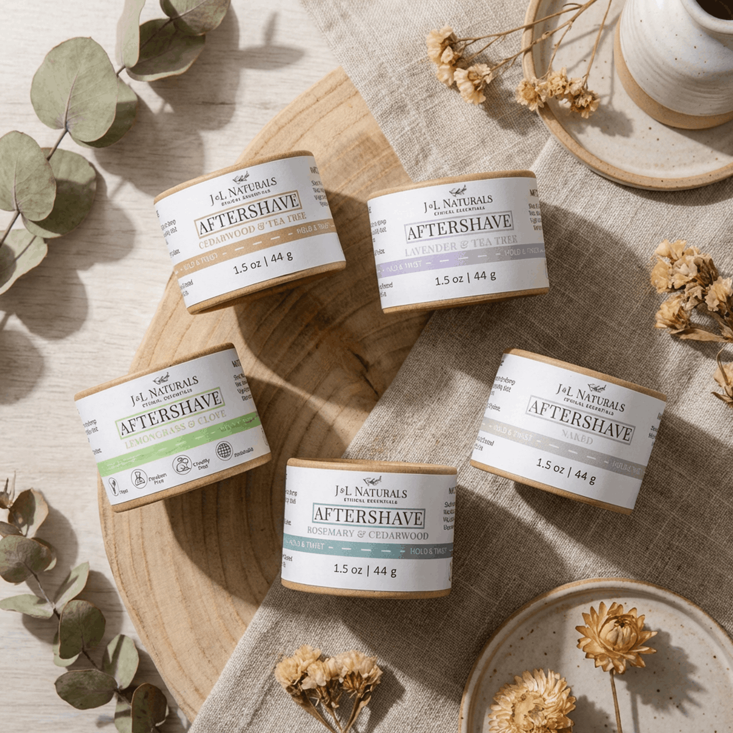 Aftershave Rub - natural,vegan and hydrating post shave balm