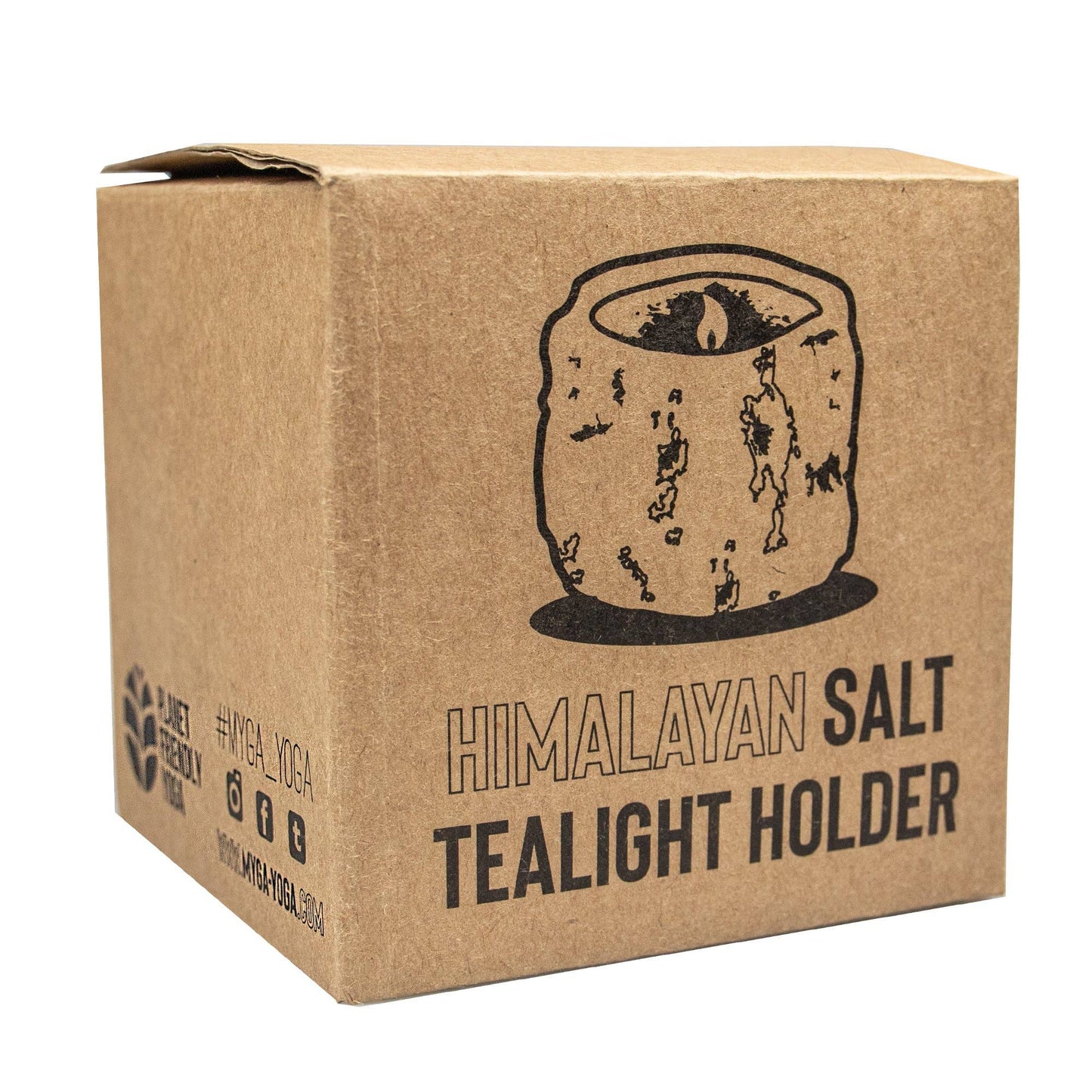 Myga - 1kg Single Himalyan Salt Candle Holder