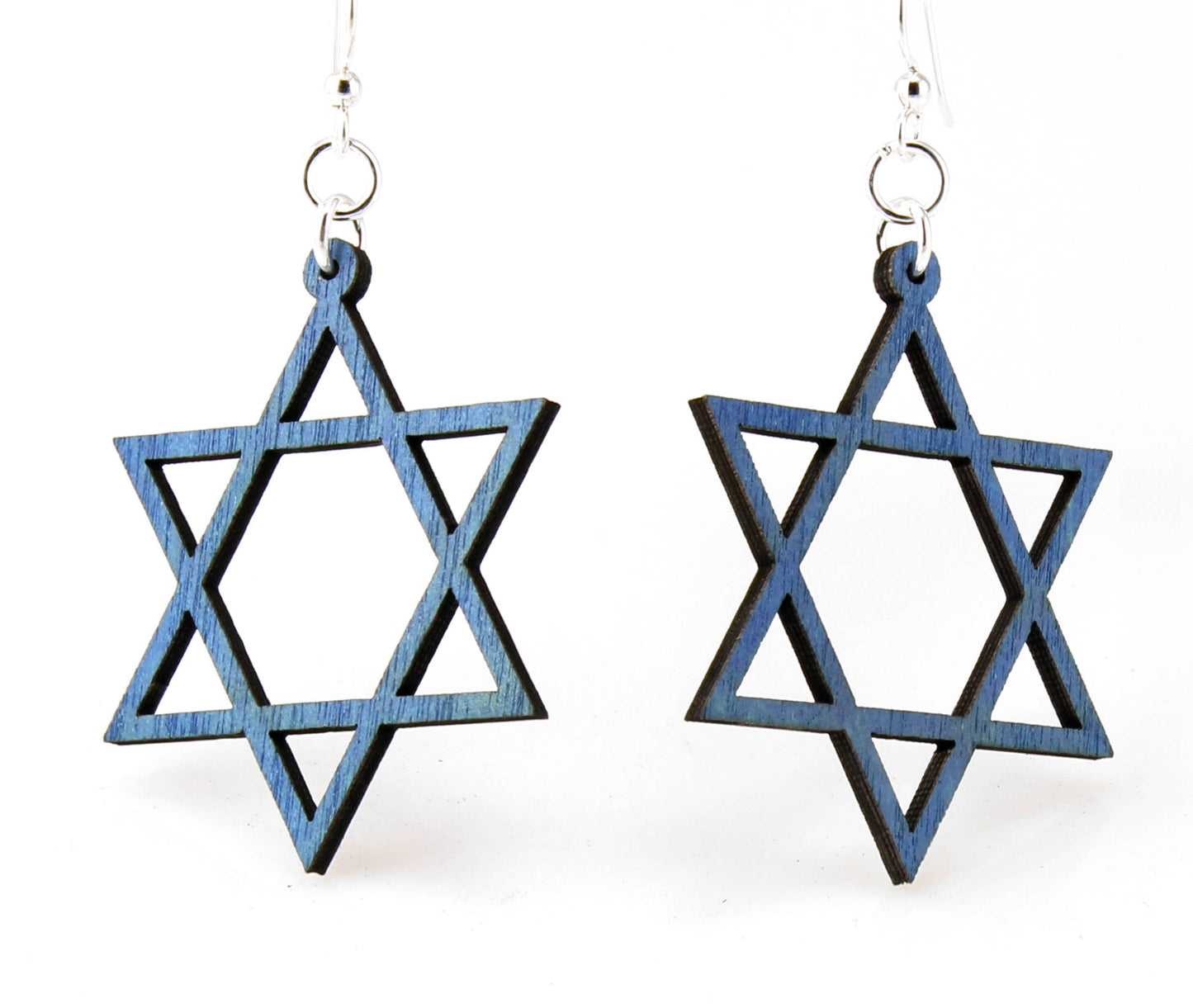 Green Tree Jewelry - Jewish Star Earrings