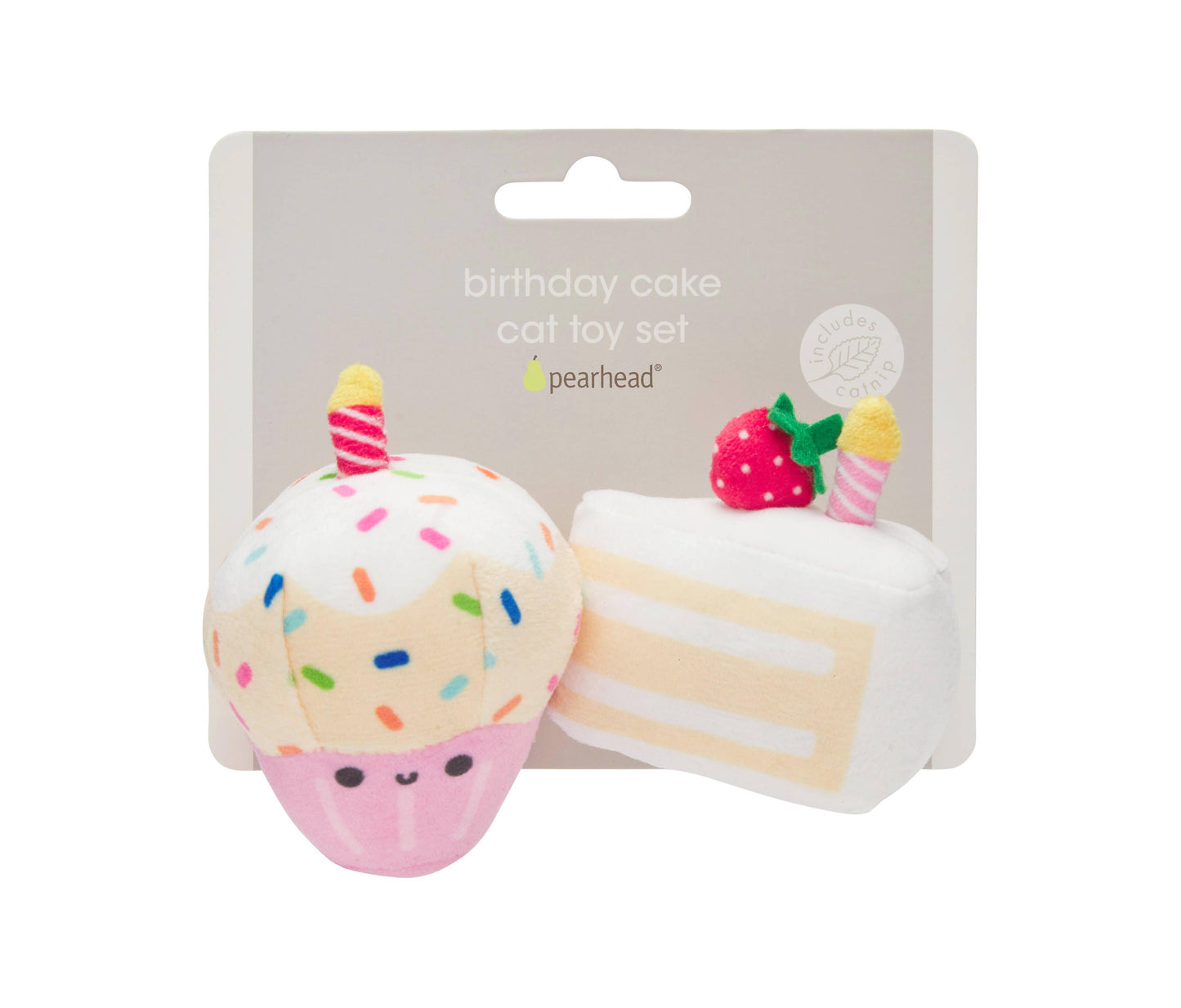 Pearhead - Birthday Cake Cat Toy Set