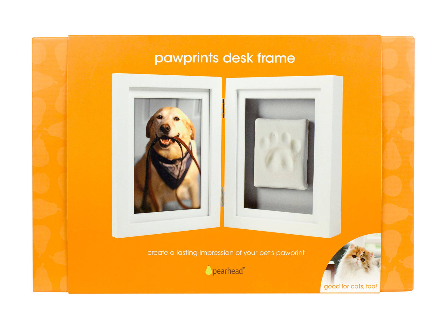 Pearhead - Pawprints Keepsake Photo Frame & Clay Impression Kit