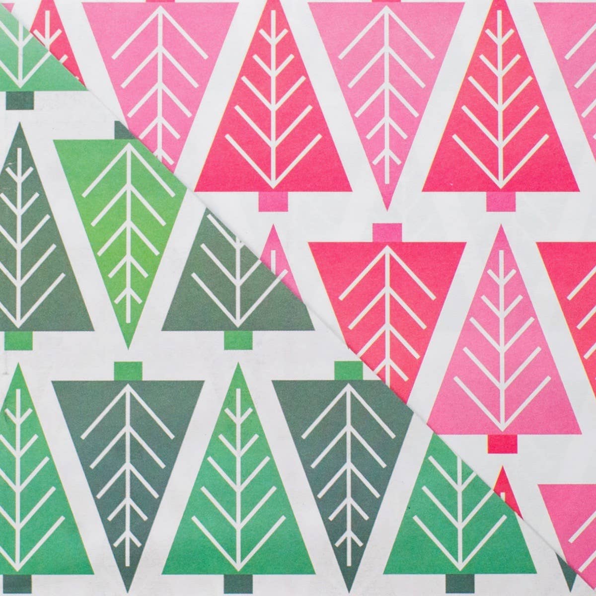 Wrappily Eco Gift Wrap Co. - Tannenbaum • Double-sided Eco Wrapping Paper • Holiday