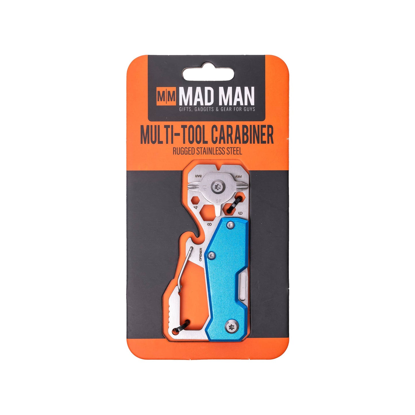 Stainless Multi-Tool Carabiner | Clip-On EDC Gear Tool