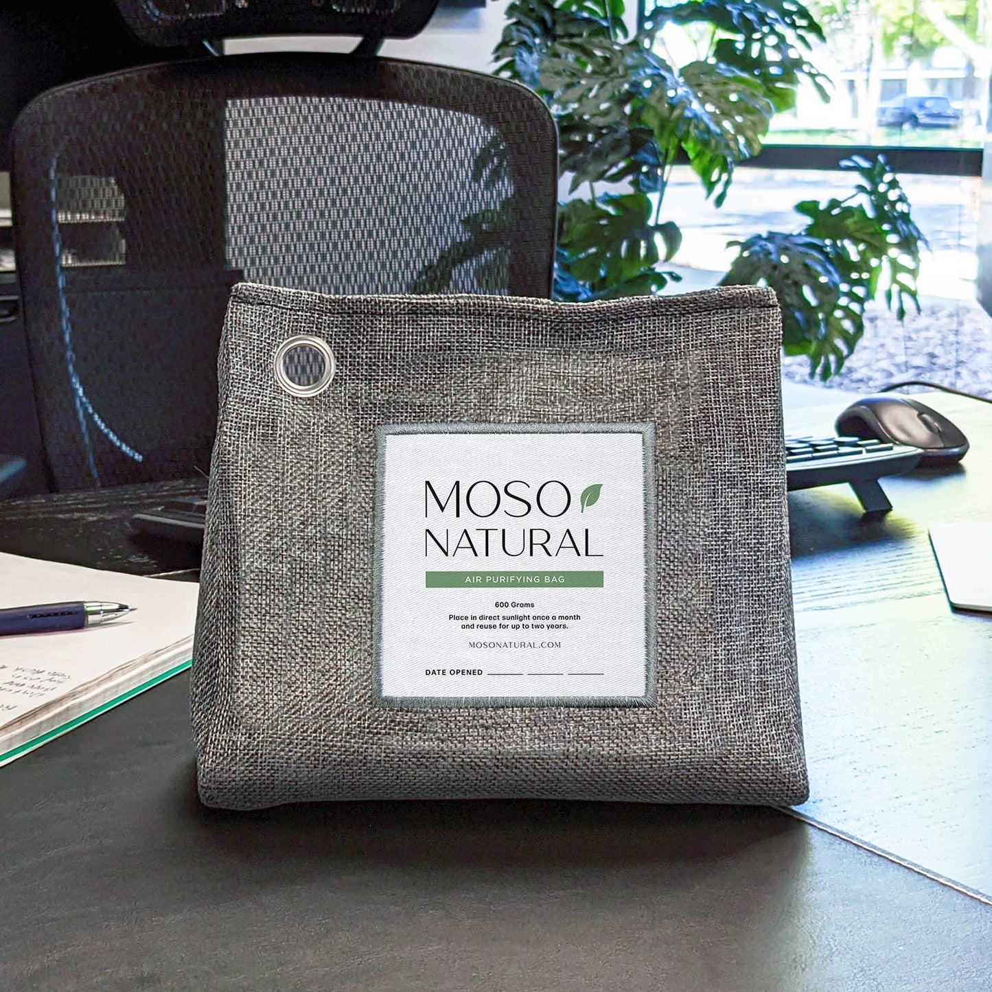600g Air Purifying Bag for Large Spaces, Bamboo Charcoal