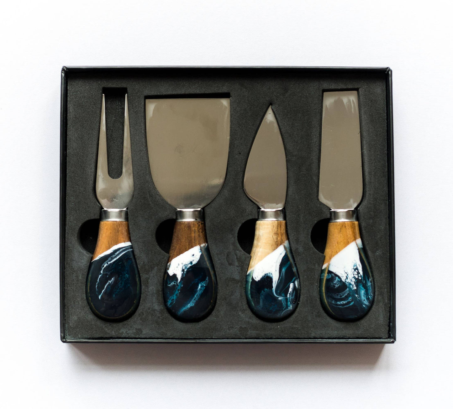 Resin Coated Cheese Knife Set - Set of 4 - NO TARIFFS!