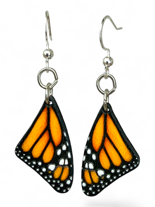 Green Tree Jewelry - Monarch Butterfly Sleeping Wing #1916