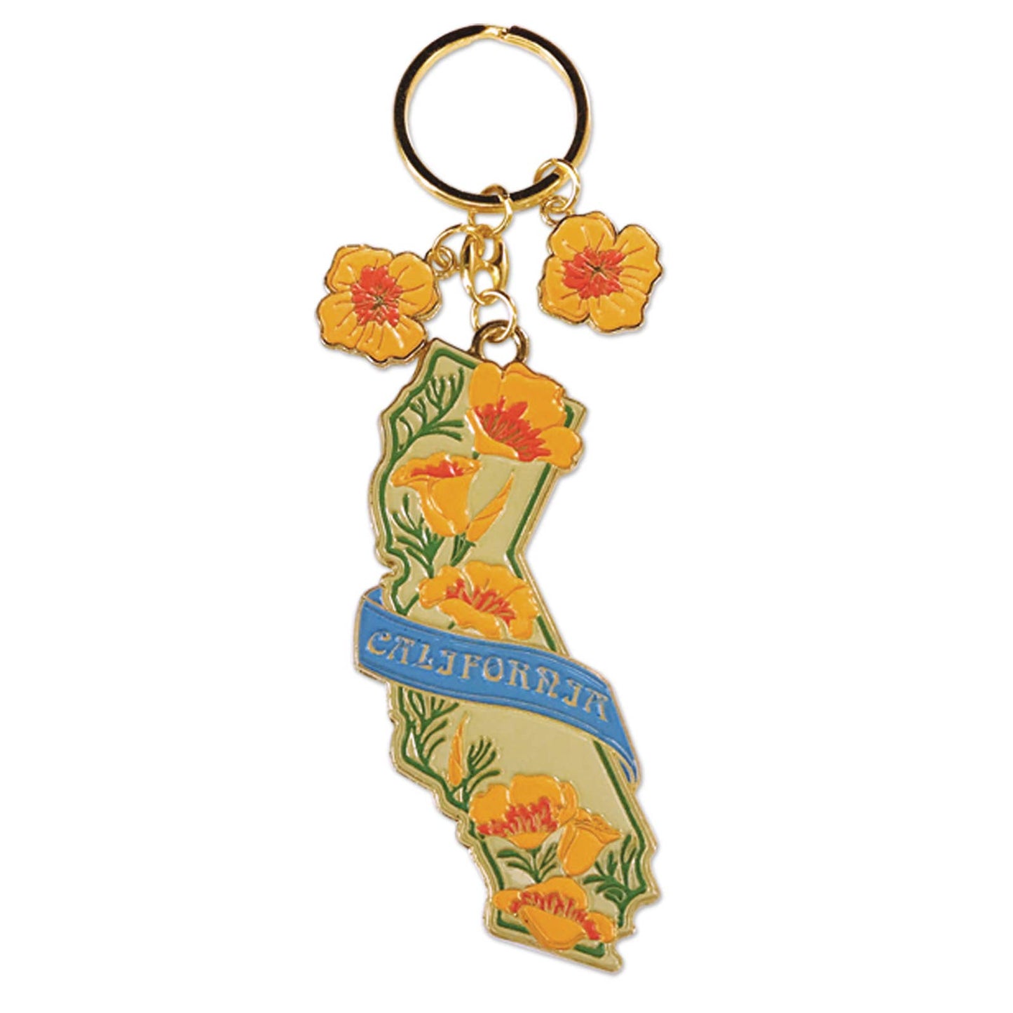 SF Mercantile - California Poppy Keychain