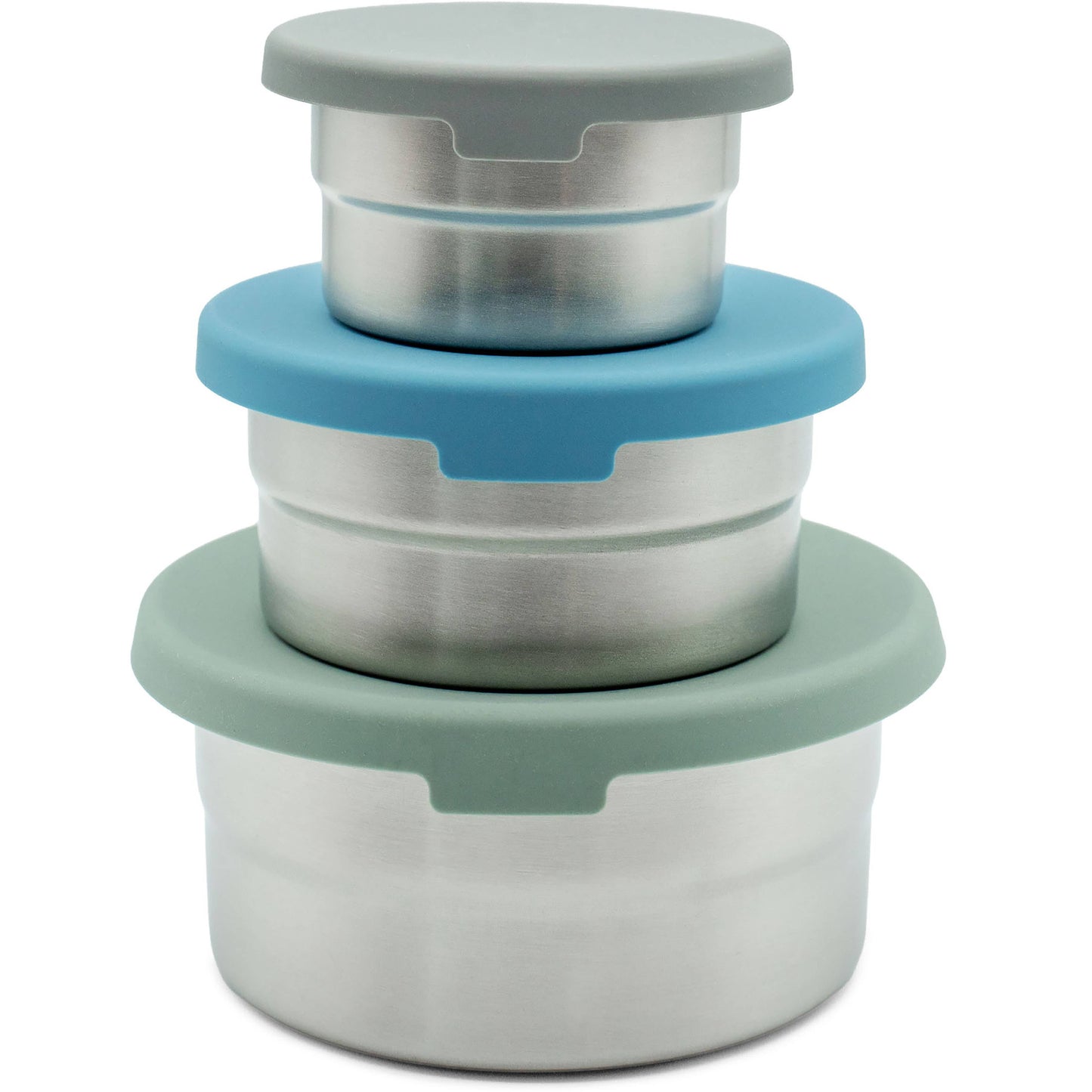 WeeSprout - Stainless Steel Nesting Storage Containers – Set of 3