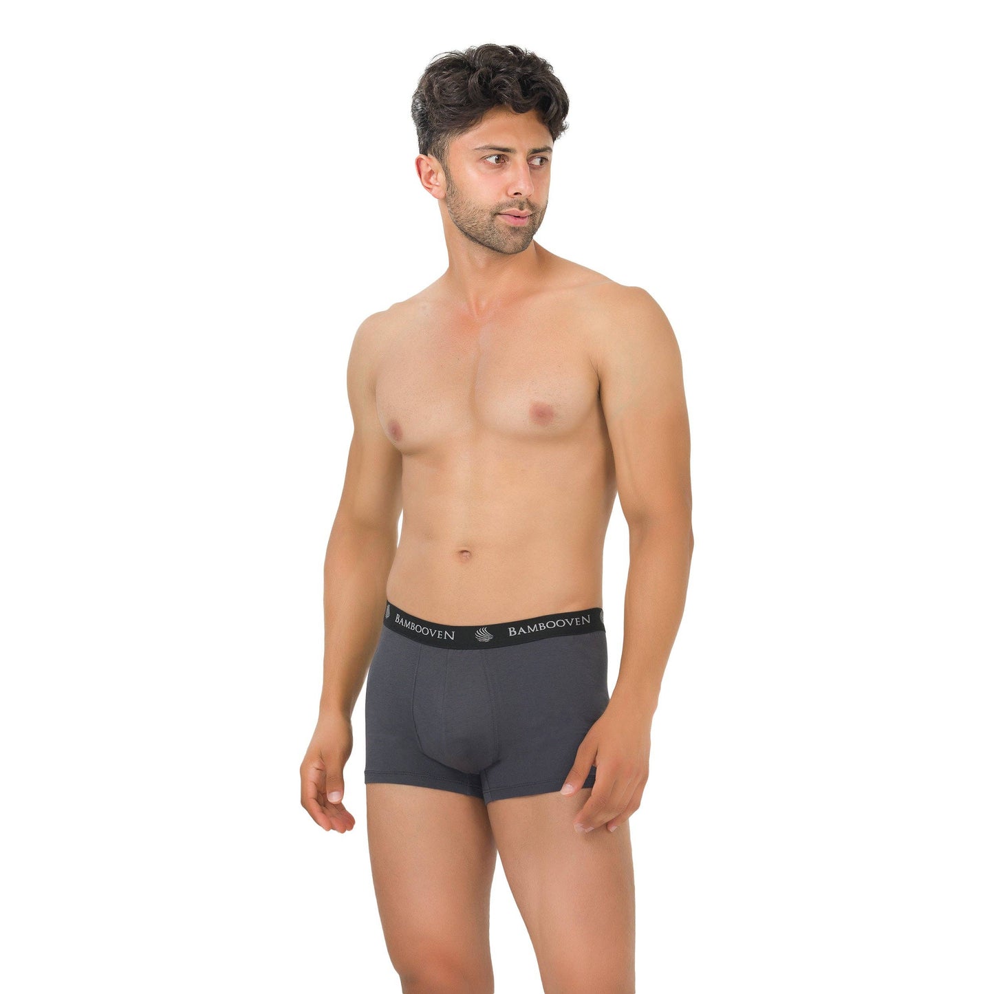 Mens Bamboo Trunks with Pouch 4-Pack