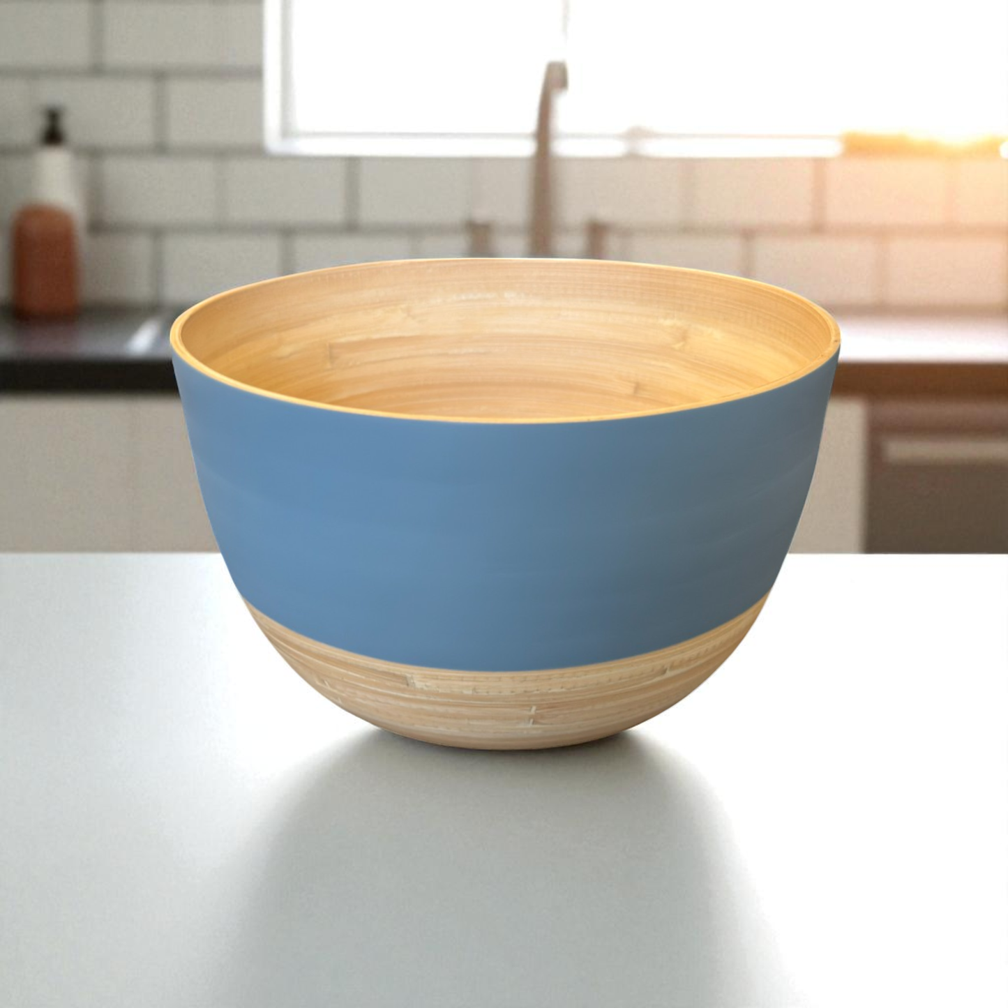 Matte Bamboo Serving Bowl