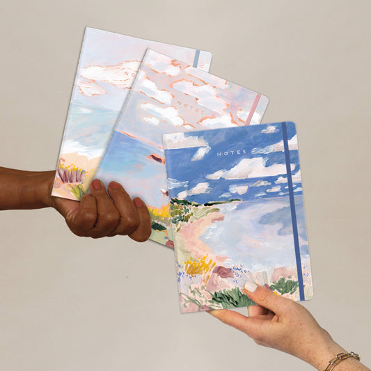 Floral Bluff Sewn Trio Notebook Set