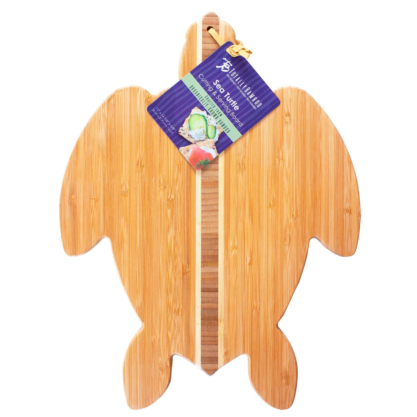 Totally Bamboo - Sea Turtle Shaped Serving & Cutting Board