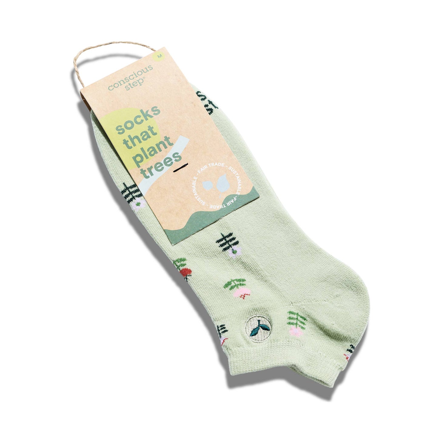 Conscious Step - Ankle Socks that Plant Trees | Tulips - Gifts for Gardeners