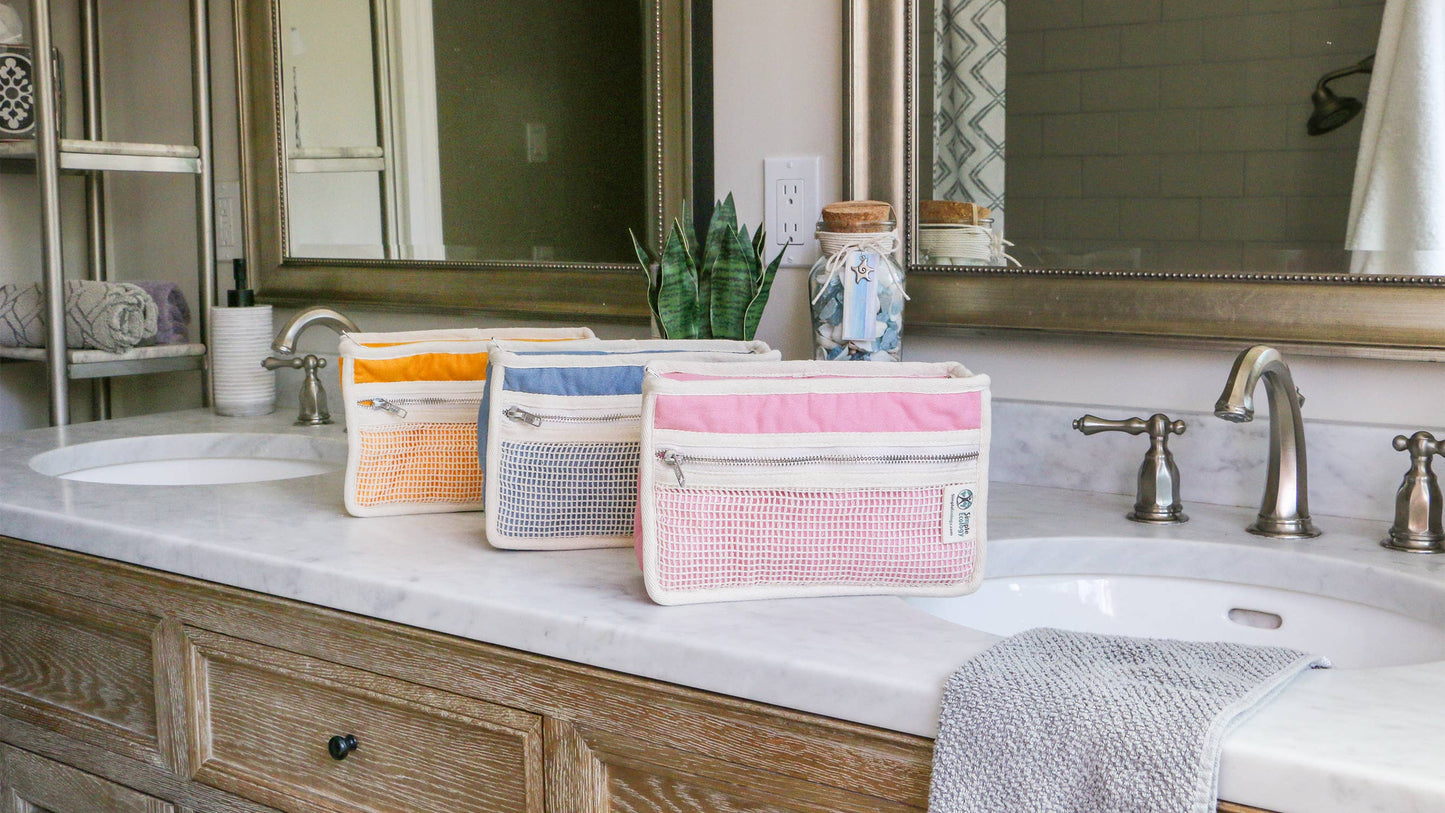 Organic Cotton Padded Toiletry Bag - Simple Ecology