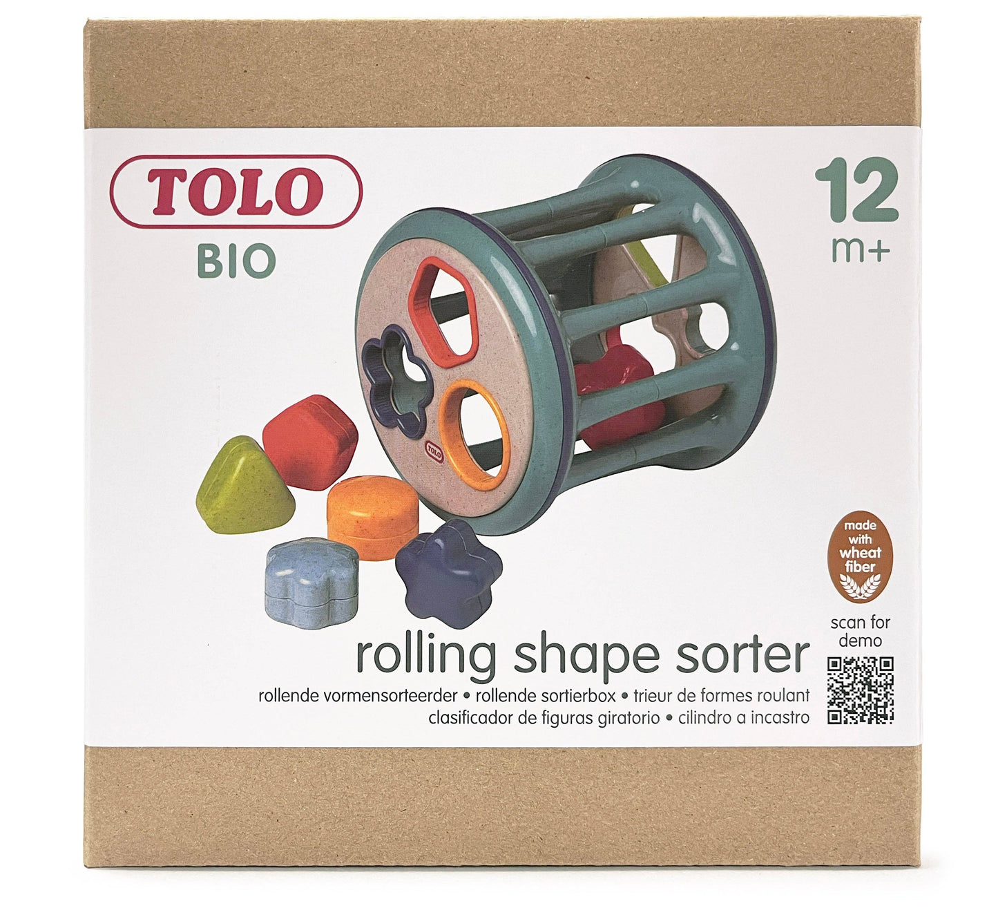 Speedy Monkey - Rolling Shape Sorter - TOLO