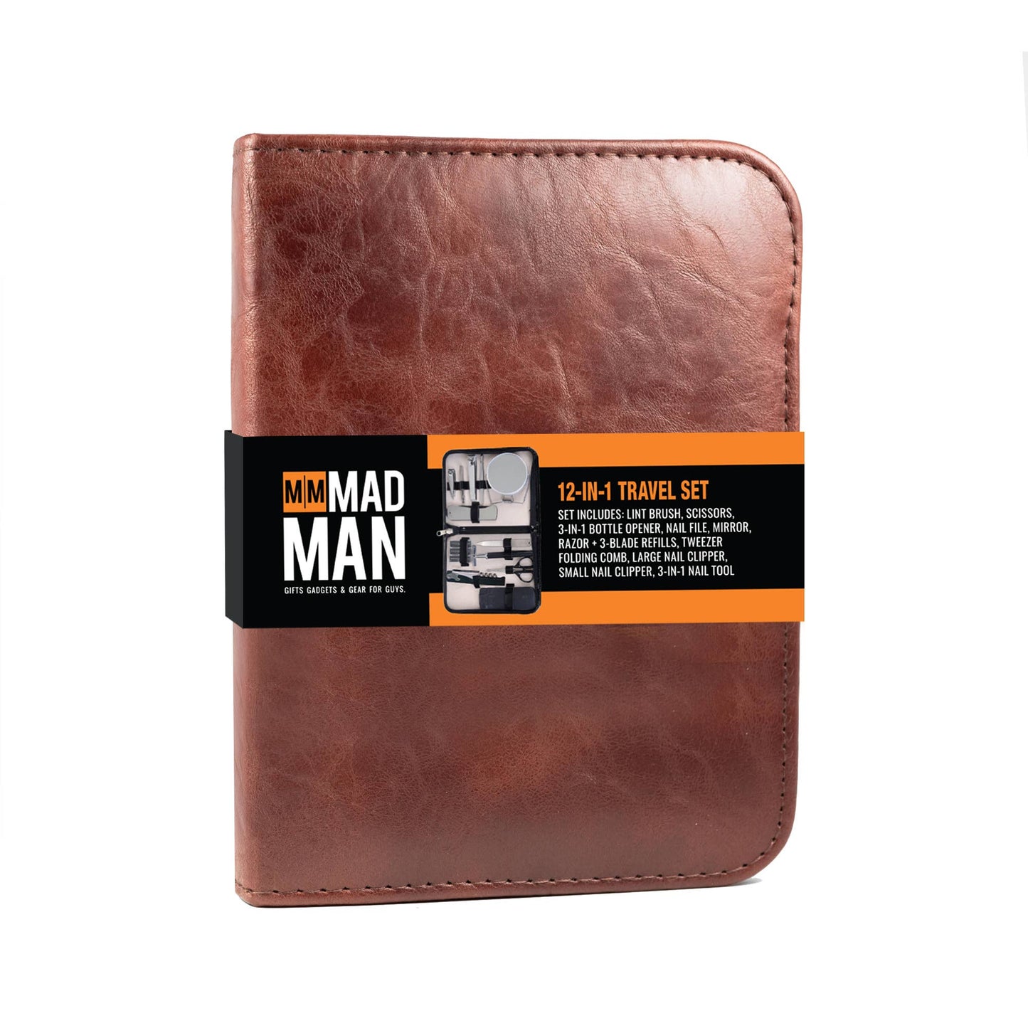 Mad Man - Mr. On the Move Grooming Kit | Men's Travel Toiletry Kit