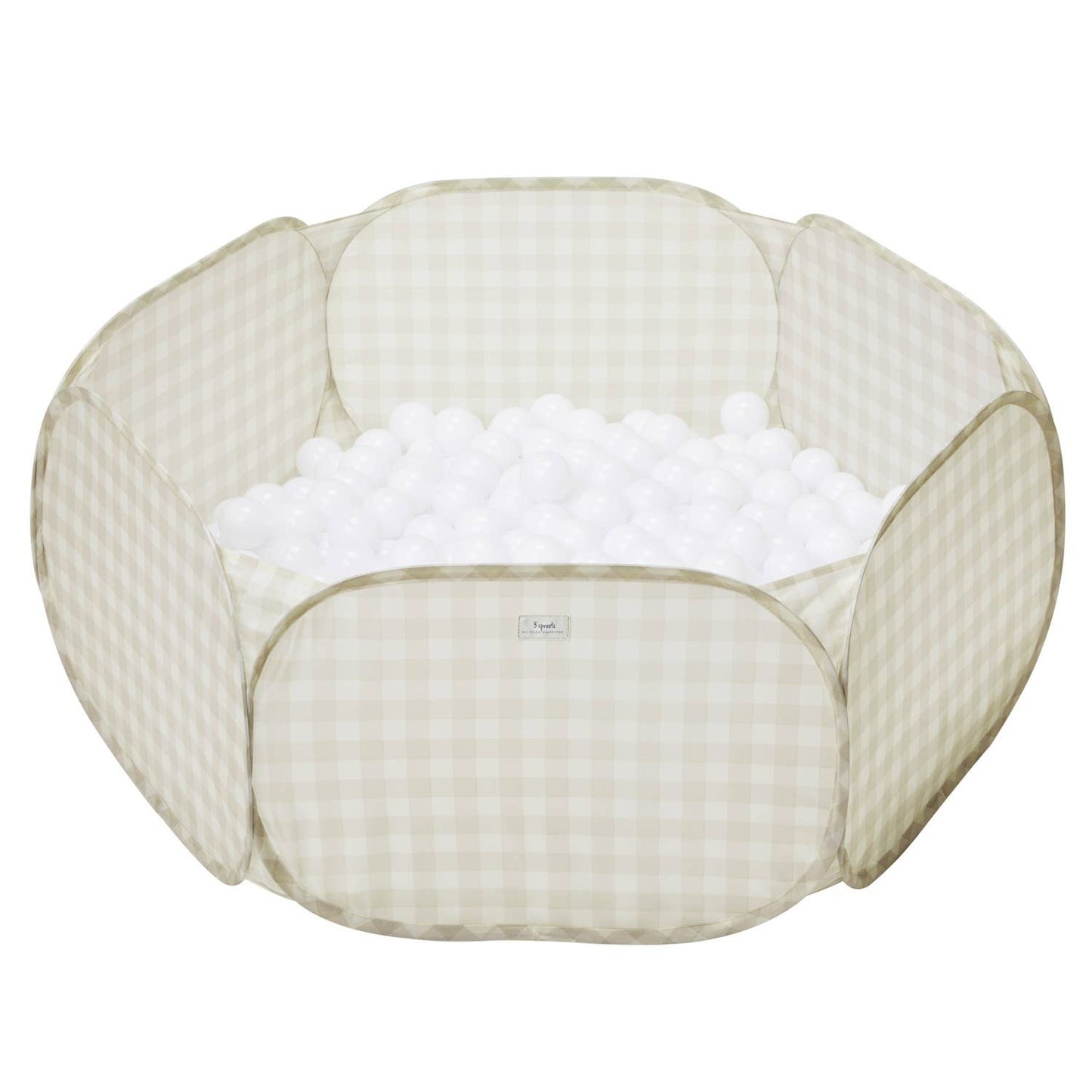 3 Sprouts - Kids Ball Pit with Recycled Fabric (balls not incl.)