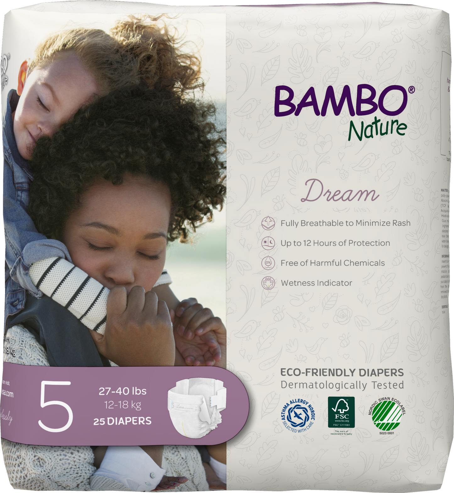 Bambo Nature Dream Baby Diapers Size 5