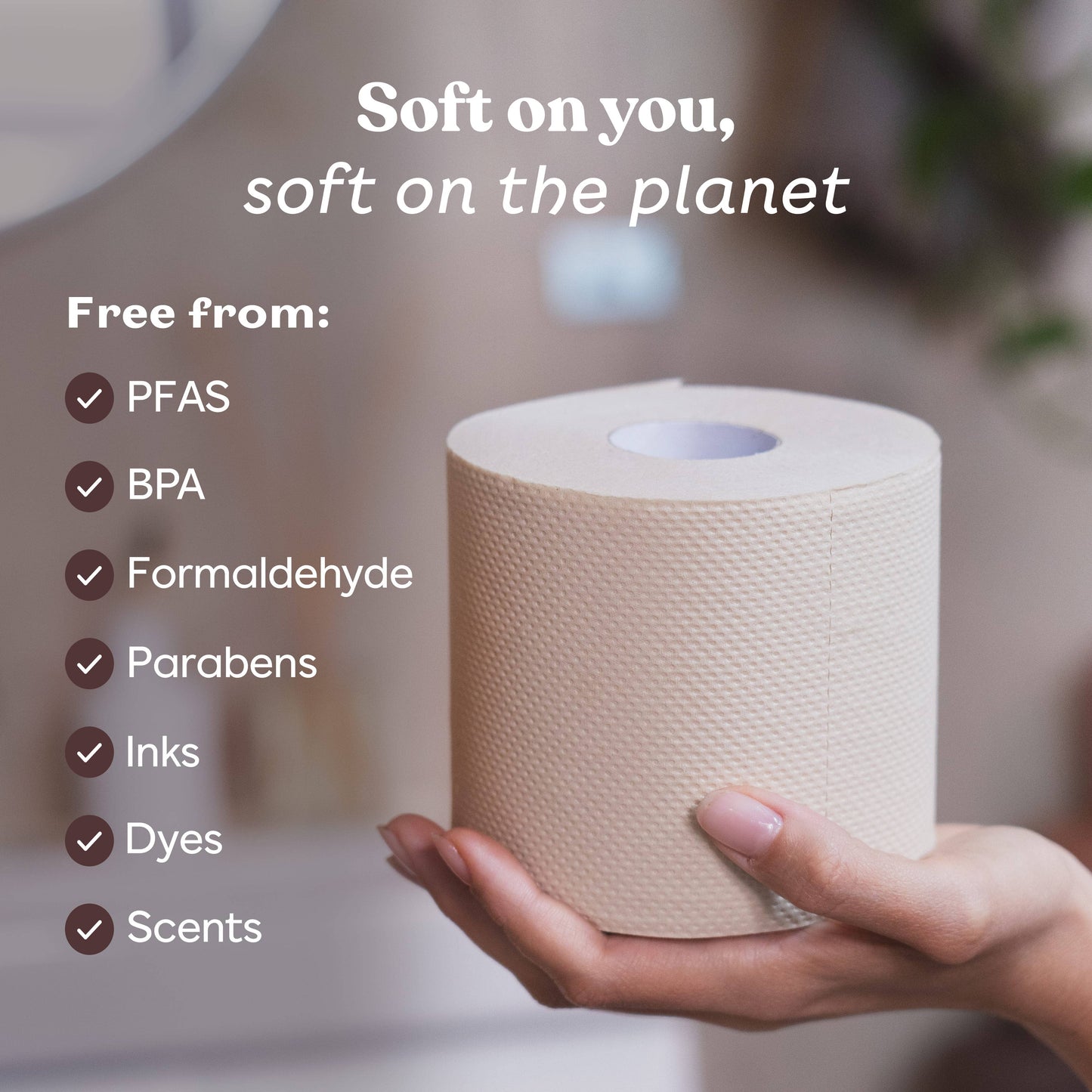 Bamboo TP Pallet - 24 Boxes/36 Rolls | White & Natural Brown
