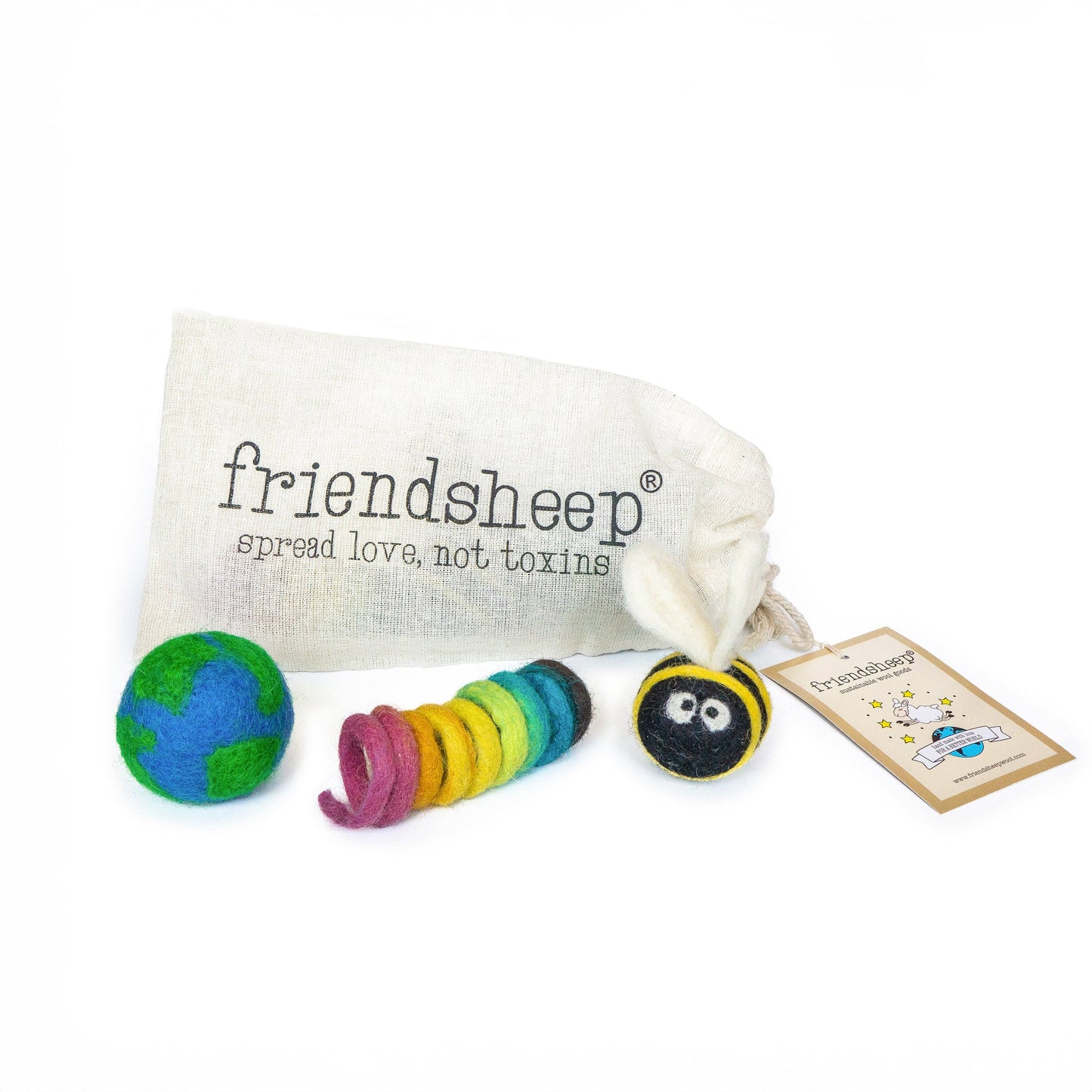 Cats For The Planet Eco Toys - Set of 3