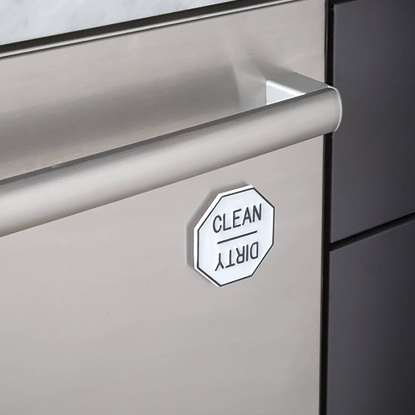 Fox Run Brands - Fox Run Clean or Dirty Dishwasher Magnet, 2.5" x 2.5"