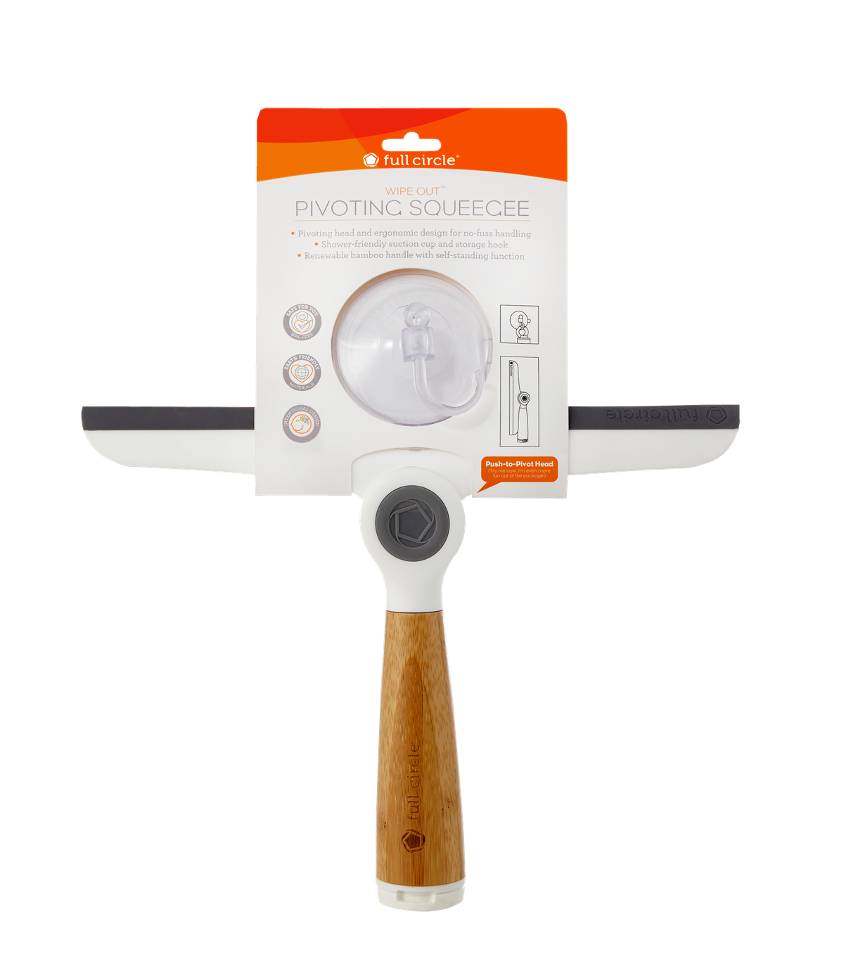 Full Circle Home - Wipe Out Pivoting Squeegee