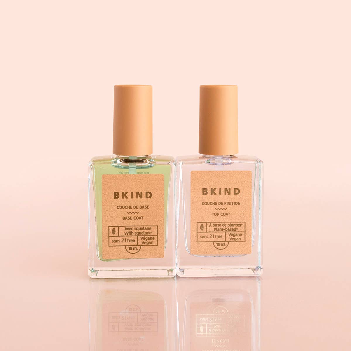 BKIND - Manicure Pack - Nail Polish Duo - Base and top coats
