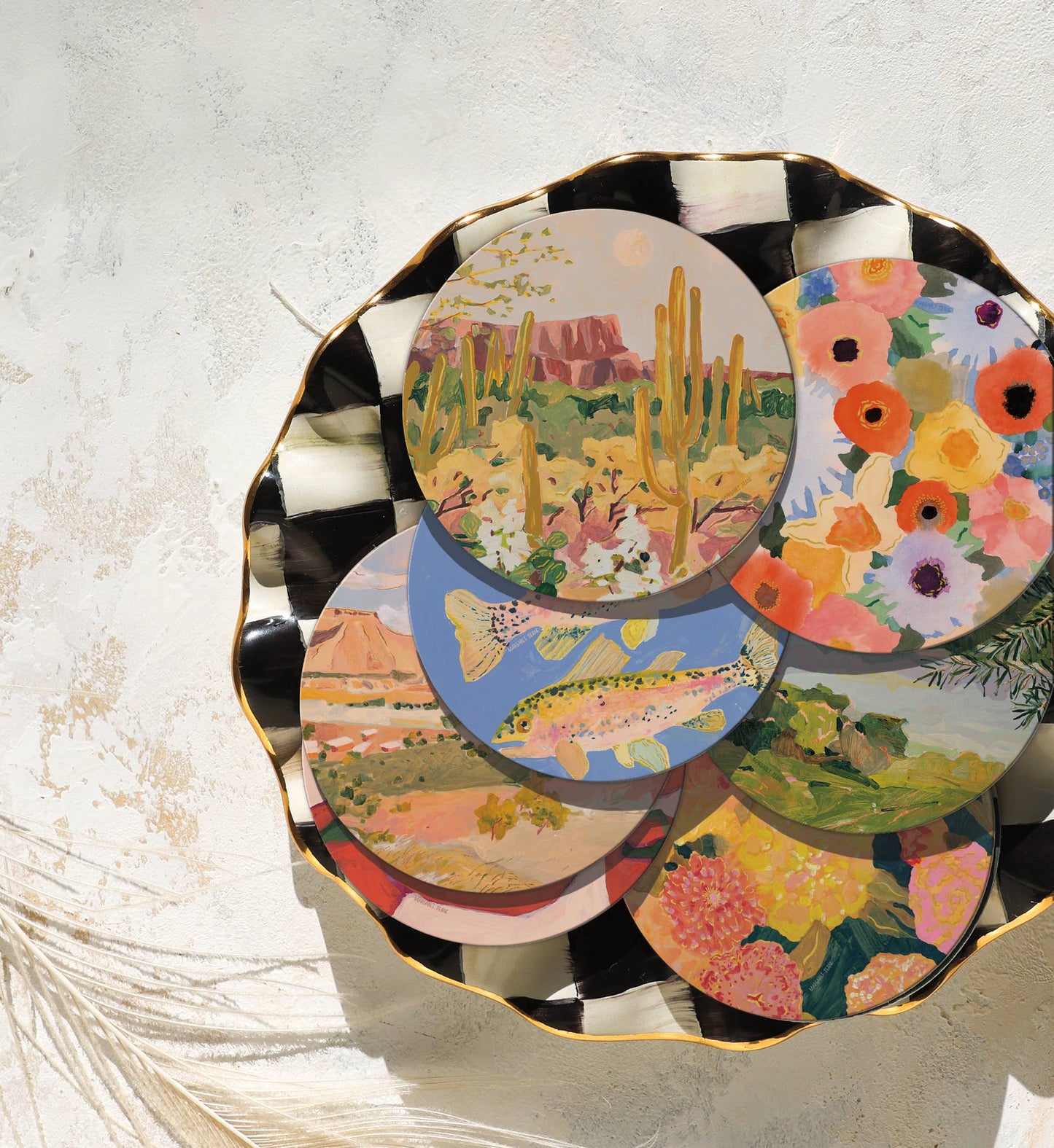 Desert Moonlight Seedlings Coaster