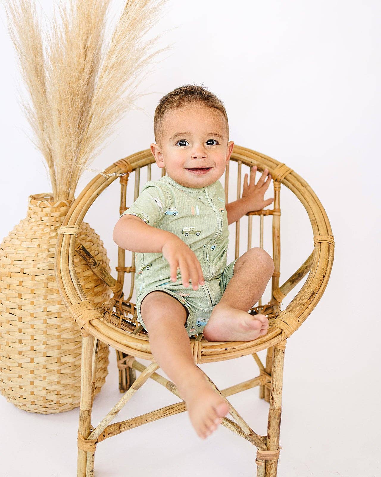 Short Zip Romper