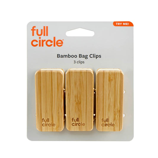Full Circle Home - Bamboo Bag Clips (3-Pack)