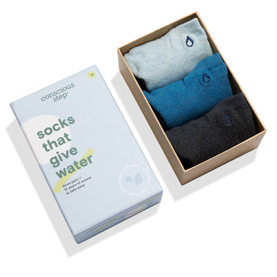 Conscious Step - Ankle Socks that Give Water | Boxed Set