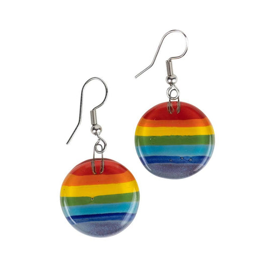Ten Thousand Villages - Glass Rainbow Earrings