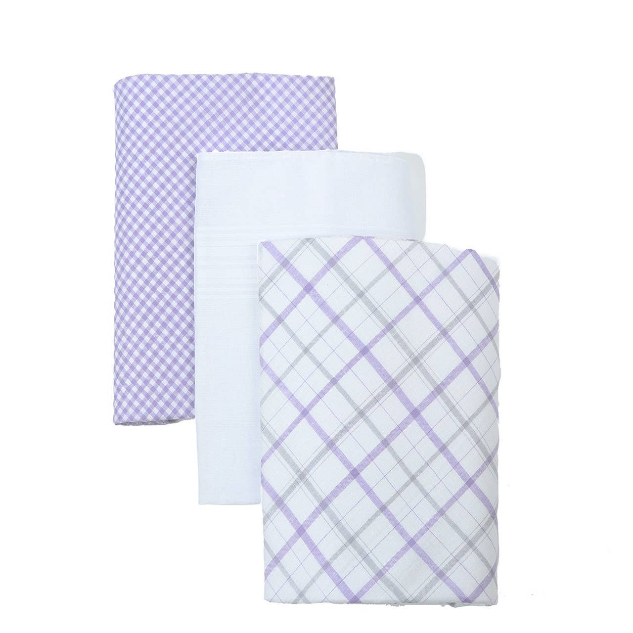 Men's Boxed Fancy Cotton Handkerchiefs 3pcs Set