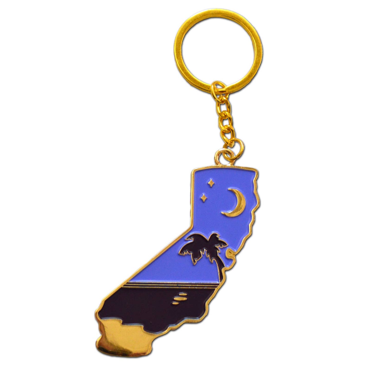 SF Mercantile - 50% off Clearance -  CA Retro Sunset Enamel Keychain
