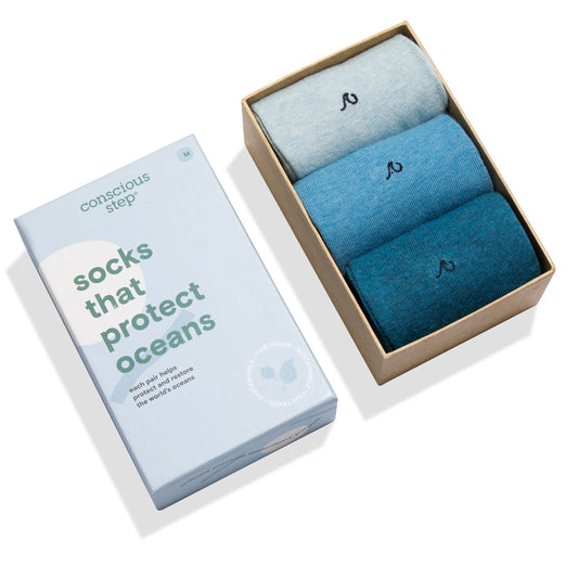Conscious Step - Socks that Protect Oceans | Boxed Set - Ocean Gifts