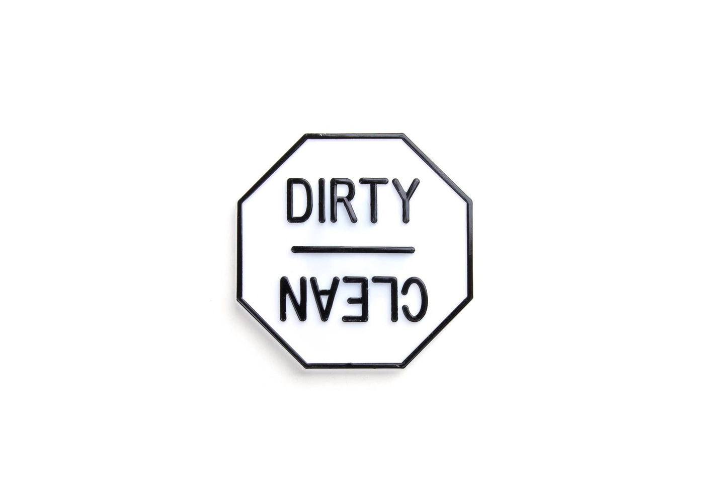 Fox Run Brands - Fox Run Clean or Dirty Dishwasher Magnet, 2.5" x 2.5"